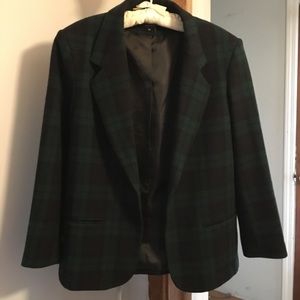 Donnybrook oversized plaid blazer!